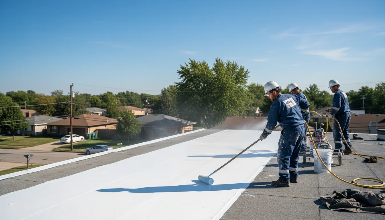 Commercial roof coating in French Creek, WV near me